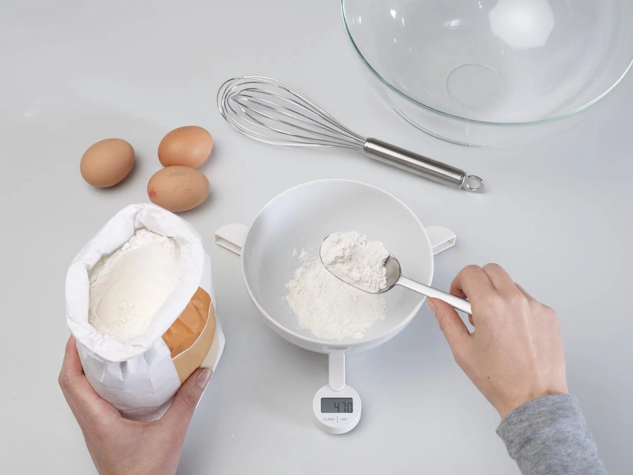 Digital Display Kitchen Food Scale, for Accurate Kitchen, Food and Portion Weighing, Durable Design for Daily Home Use