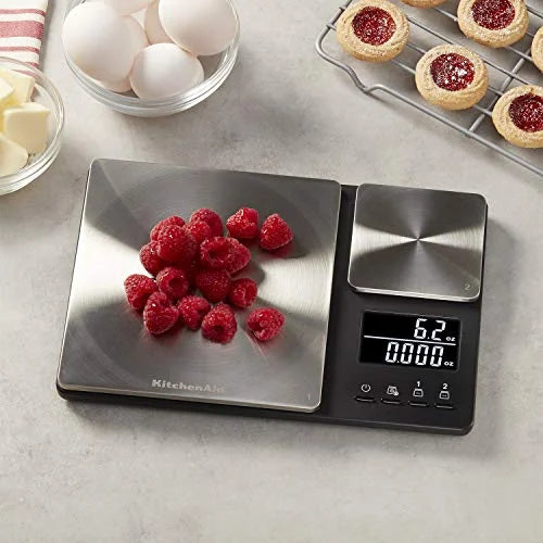 Dual Platform Digital Kitchen Scale, 11, for Accurate Kitchen, Food and Portion Weighing, Durable Design for Daily Home Use