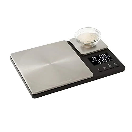 Dual Platform Digital Kitchen Scale, 11, for Accurate Kitchen, Food and Portion Weighing, Durable Design for Daily Home Use