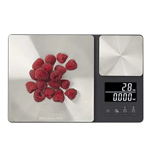 Dual Platform Digital Kitchen Scale, 11, for Accurate Kitchen, Food and Portion Weighing, Durable Design for Daily Home Use