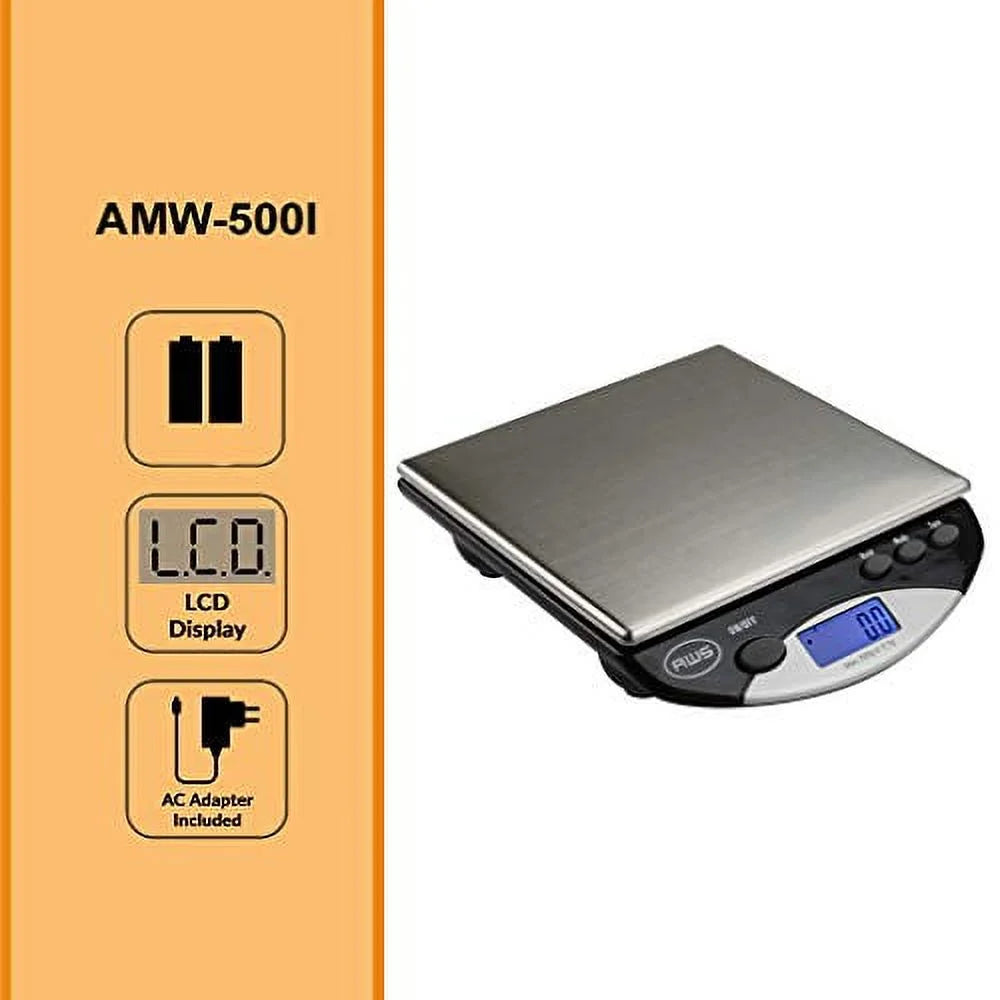 Digital Kitchen Measuring Scale, Black 500g, for Accurate Kitchen, Food and Portion Weighing, Durable Design for Daily Home Use