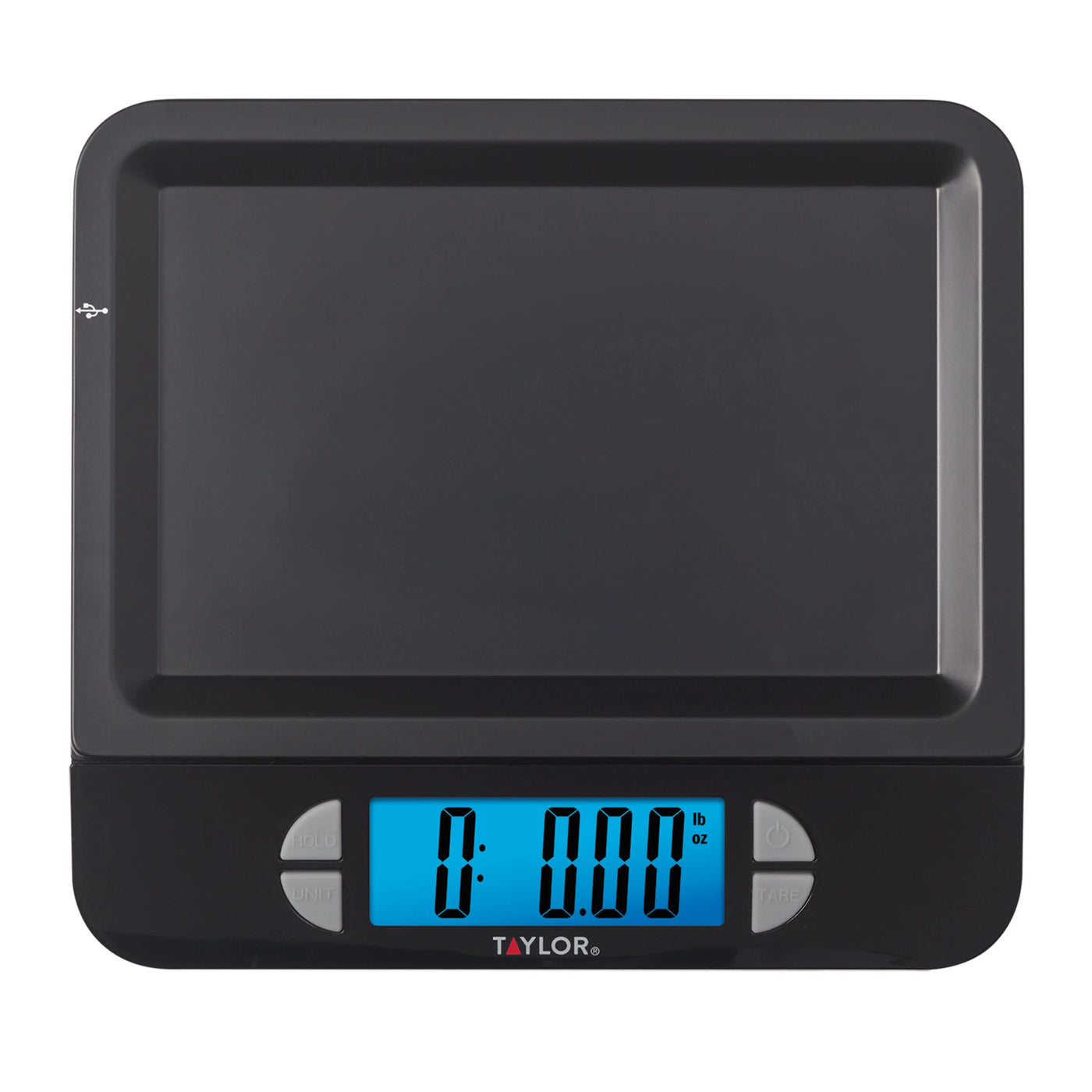 USB Rechargeable Precision Digital Kitchen Scale and Food Scale, 11 Lb. Capacity Black, for Accurate Kitchen, Food and Portion Weighing