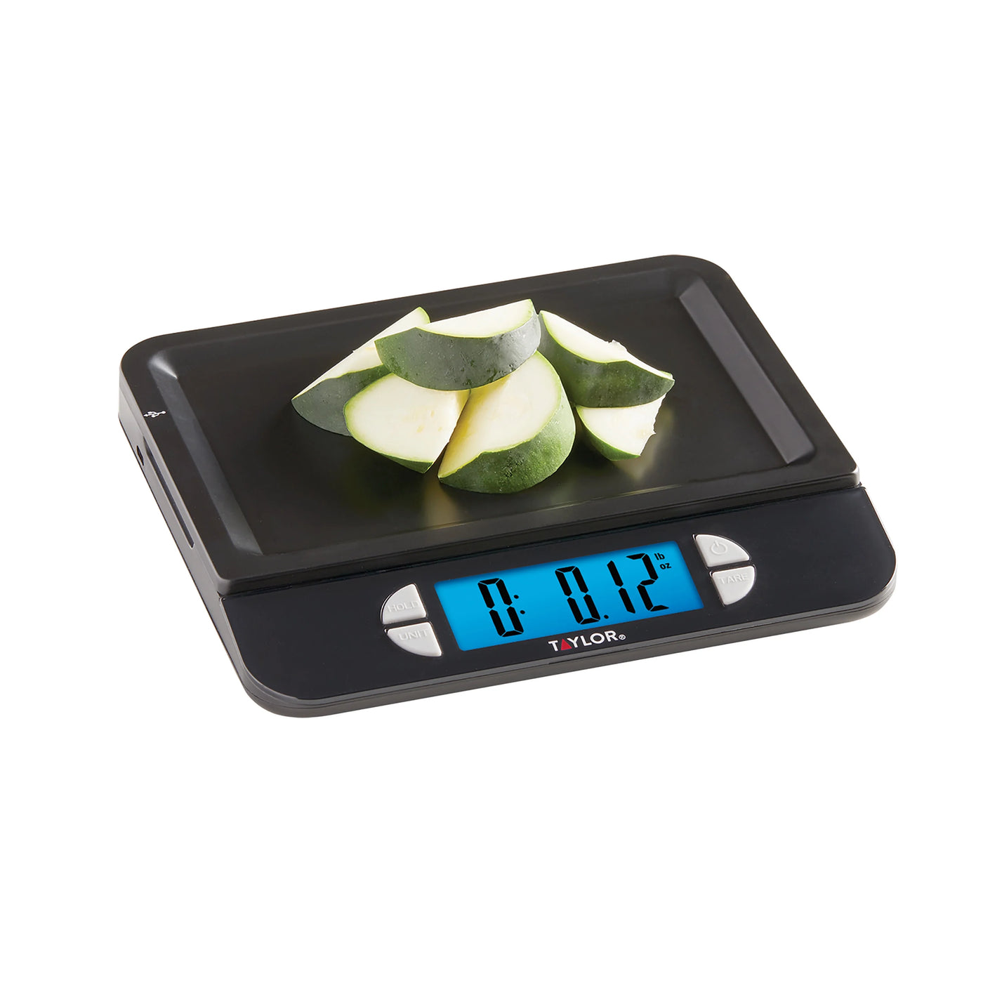 USB Rechargeable Precision Digital Kitchen Scale and Food Scale, 11 Lb. Capacity Black, for Accurate Kitchen, Food and Portion Weighing