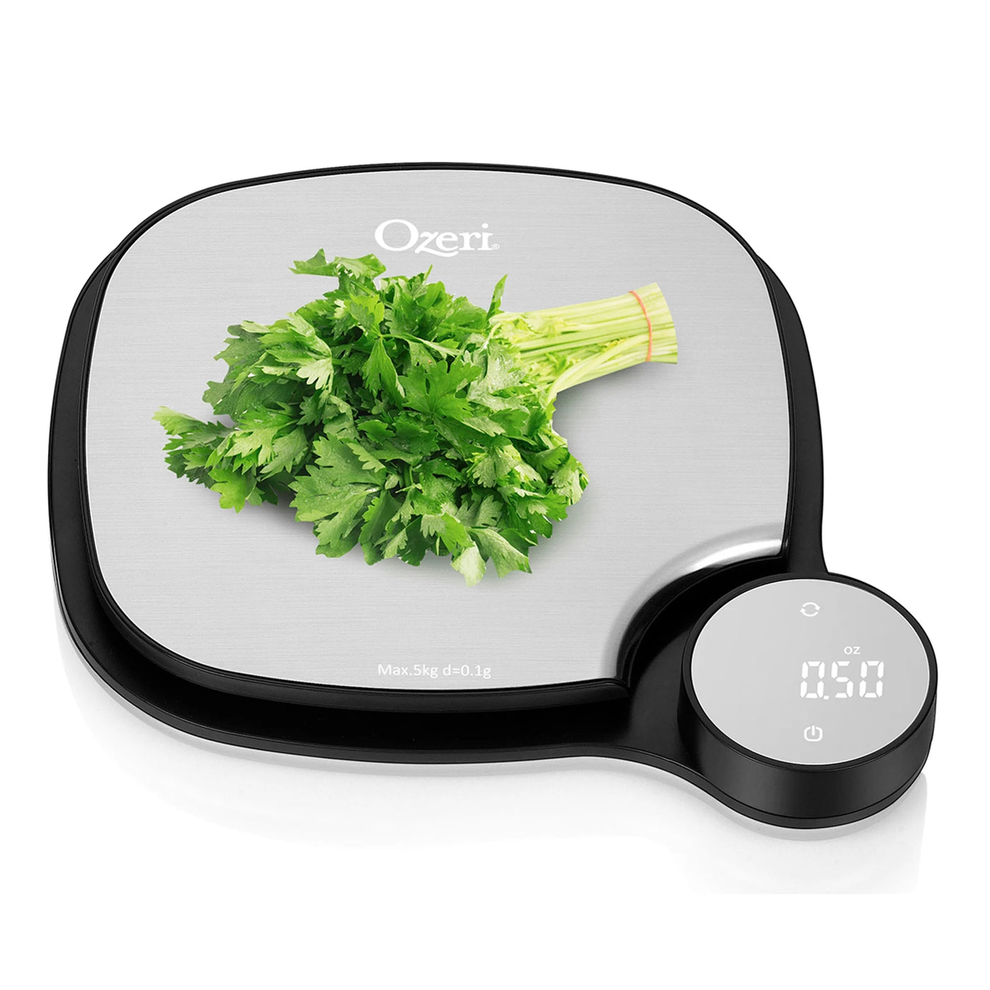 Kitchen Scale in Stainless Steel, with 0.1 G (0.01 Oz) Weighing Technology, for Accurate Kitchen, Food and Portion Weighing