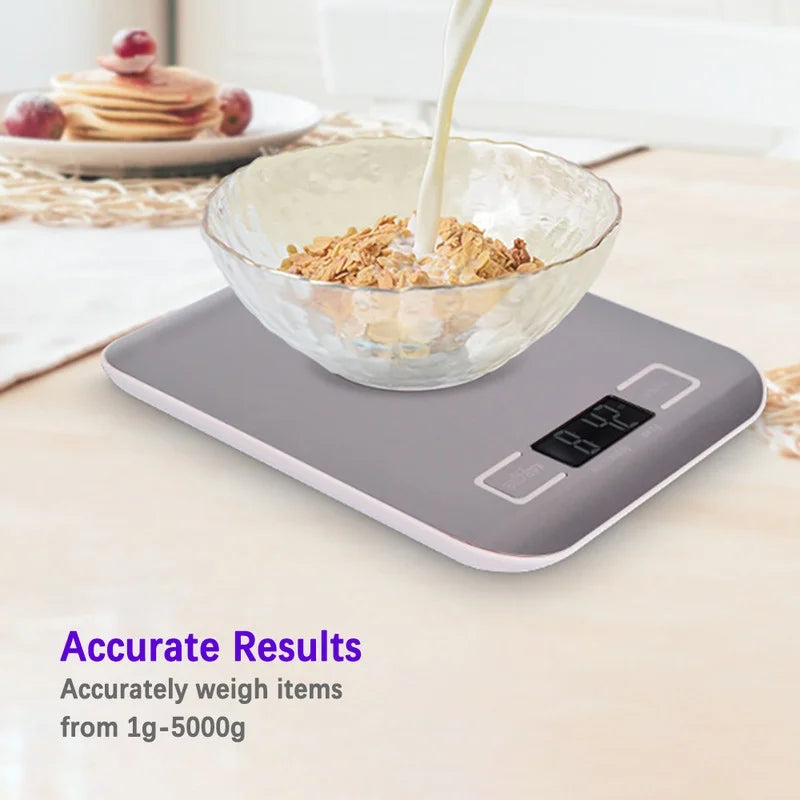 Soul Creat Kitchen Digital Food Scale 11 Lb with LCD Display for Baking Cooking Meal Prep, for Accurate Kitchen, Food and Portion Weighing