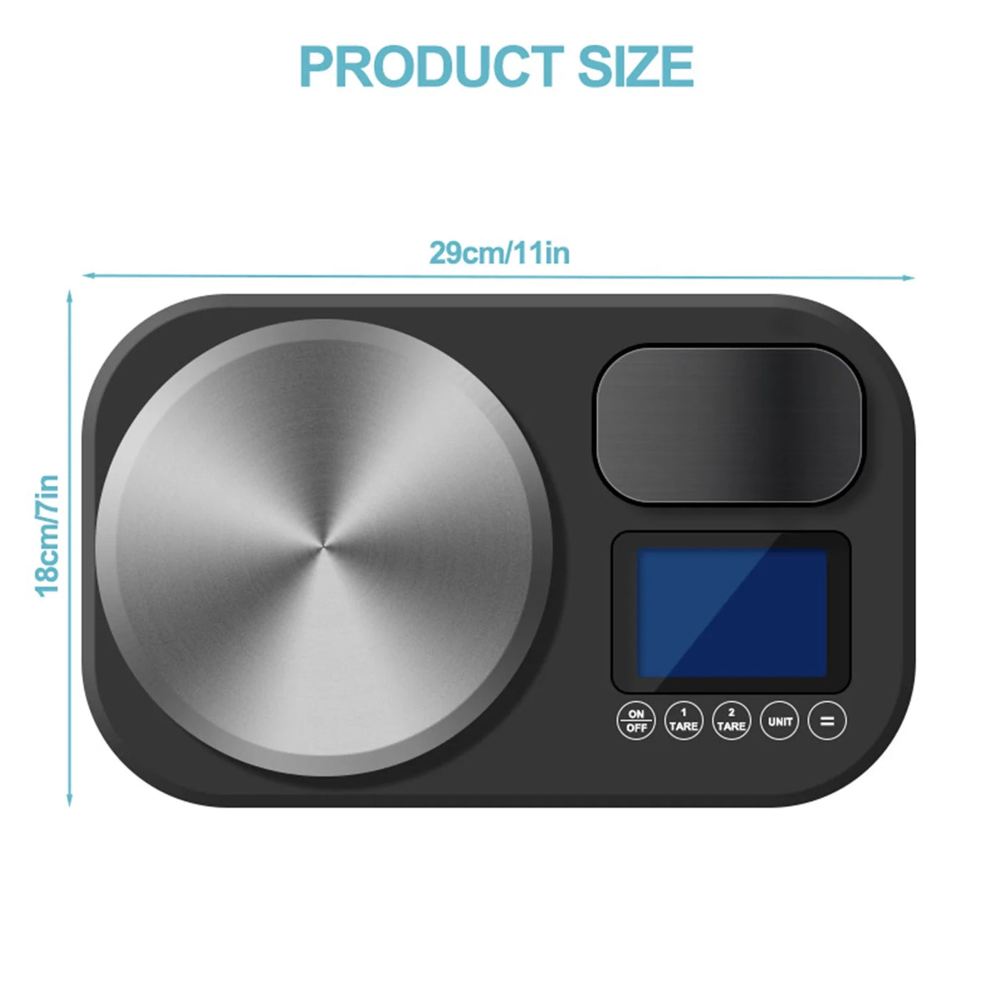 Dual Platform Food Scales for Kitchen, 0.01g/1kg and 1g/10kg Digital Food Scale Grams and Ounces, Dual Accuracy Baking Scale for Sourdough Bread