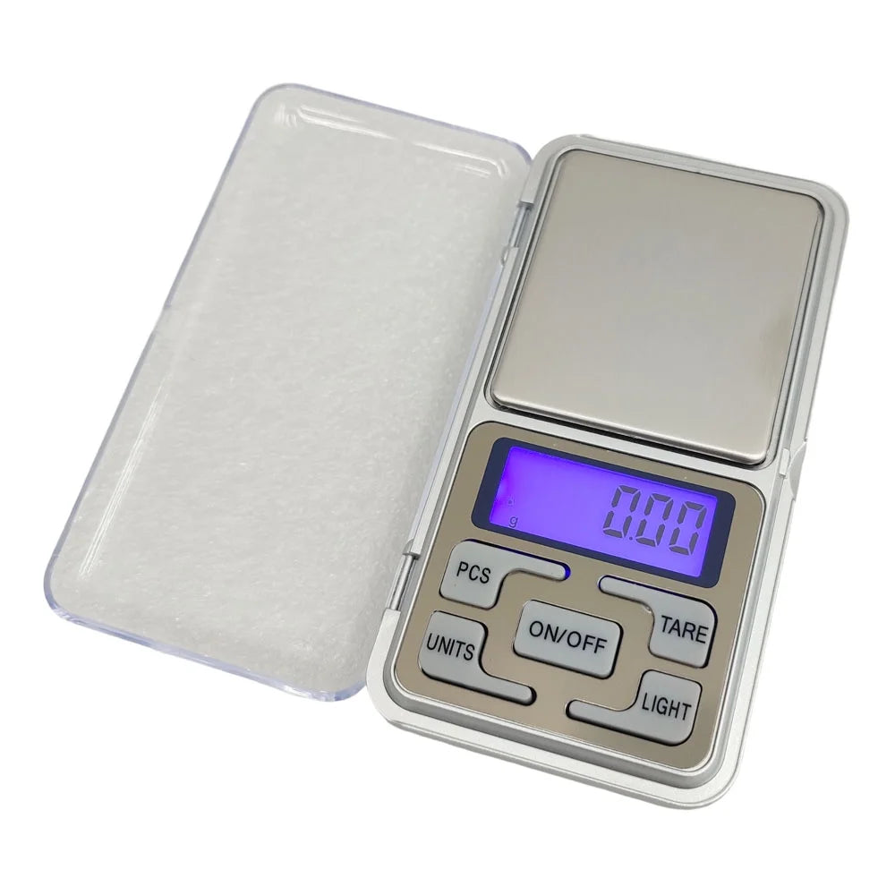Techtongda Pocket Jewelry Scale Digital Kitchen Food Small Mini Scale Weight Scale 0.01g/500g, for Accurate Kitchen, Food and Portion Weighing