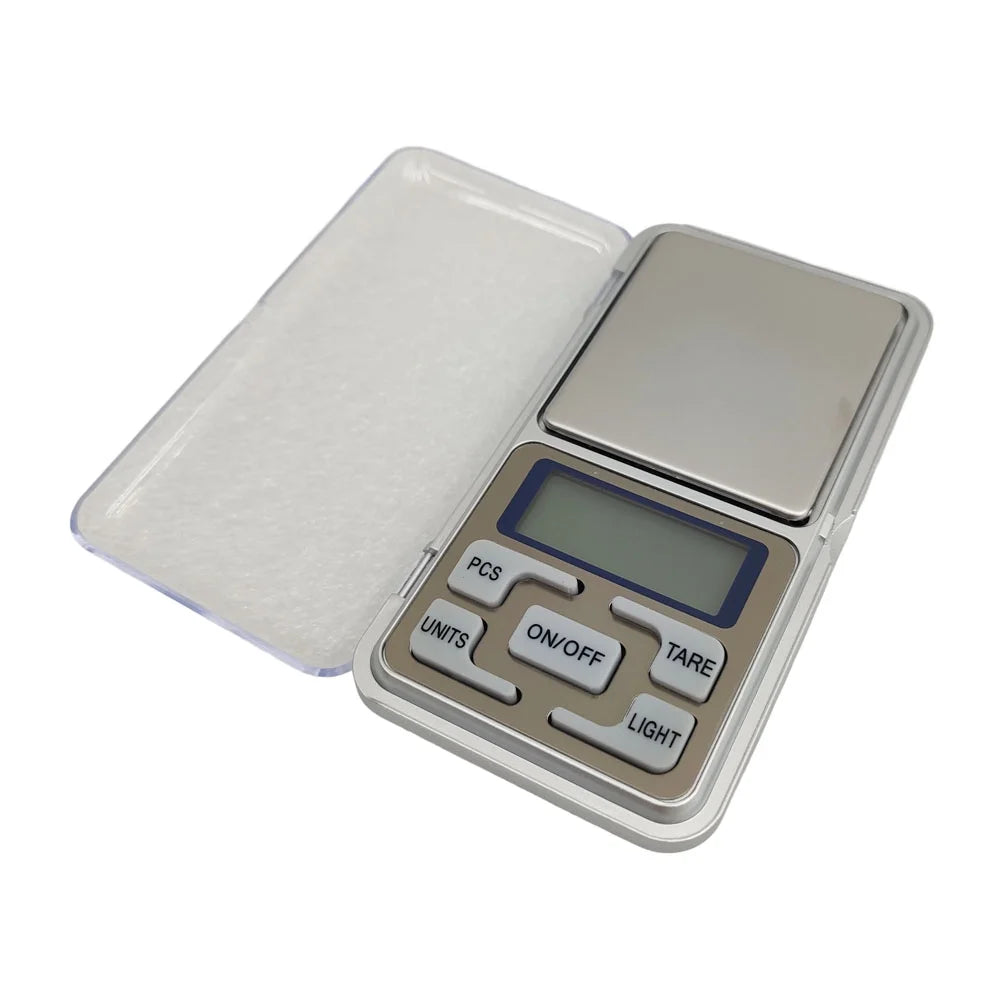 Techtongda Pocket Jewelry Scale Digital Kitchen Food Small Mini Scale Weight Scale 0.01g/500g, for Accurate Kitchen, Food and Portion Weighing