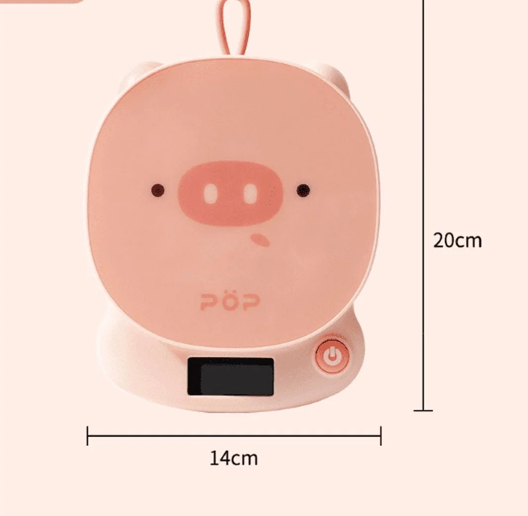 High Precision Mini Electronic Scale Gram Scale Household Food Scale Baking Scale Gram Weighing for Kitchen (0-3kg Pink)