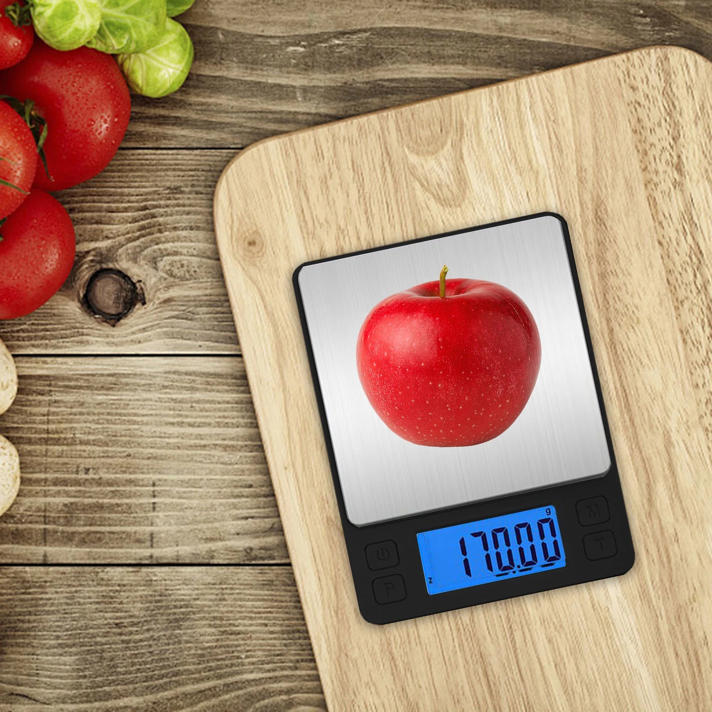 Food Kitchen Electronic Scale, Digital Ounces and Grams for Cooking, Baking, Meal Prep, Dieting, and Weight Loss