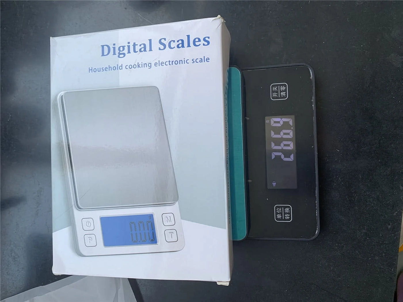 Food Kitchen Electronic Scale, Digital Ounces and Grams for Cooking, Baking, Meal Prep, Dieting, and Weight Loss