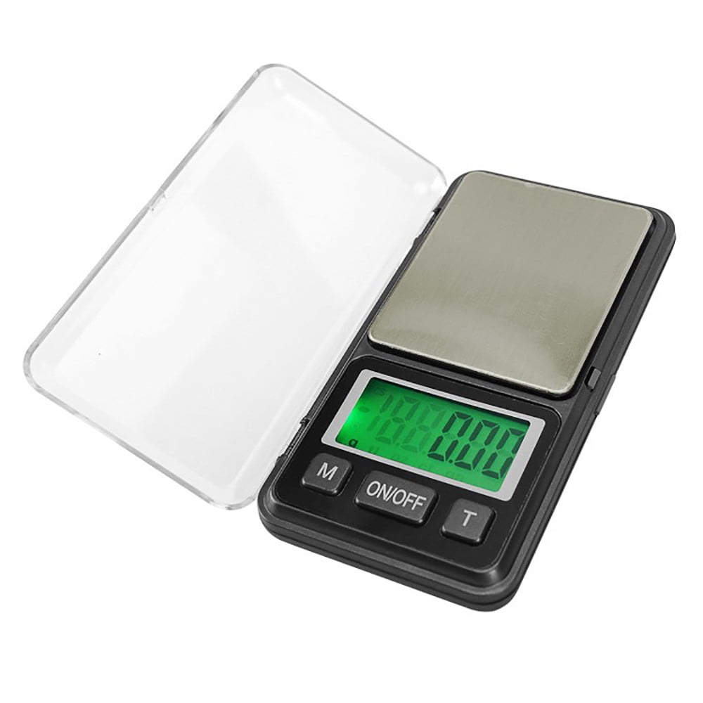 Digital Kitchen Scale, 500g/0.01g High Accuracy Precision Multifunction Food Meat Scale Jewelry Lab Carat Powder Scale with Back-lit LCD Display