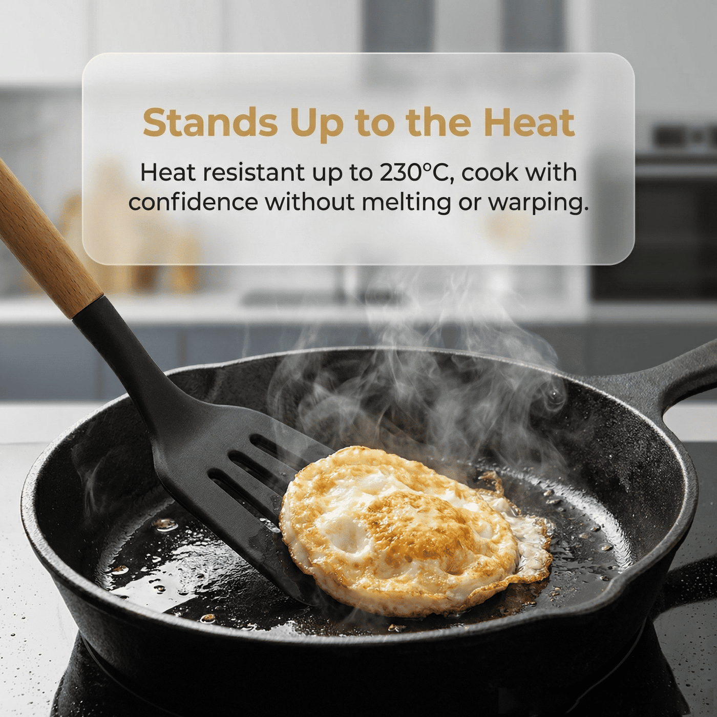 Silicone Cooking Utensils Set, 12-Piece Silicone Kitchen Utensils for Nonstick Cookware, 446°F Heat Resistant