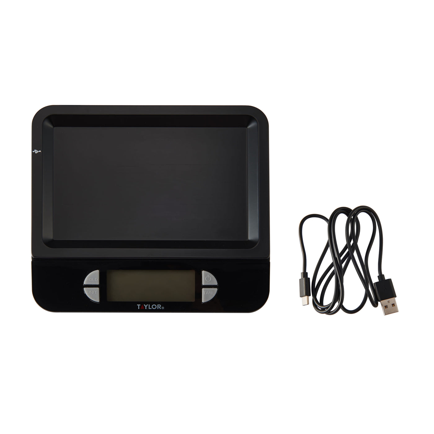 USB Rechargeable Precision Digital Kitchen Scale and Food Scale, 11 Lb. Capacity Black, for Accurate Kitchen, Food and Portion Weighing