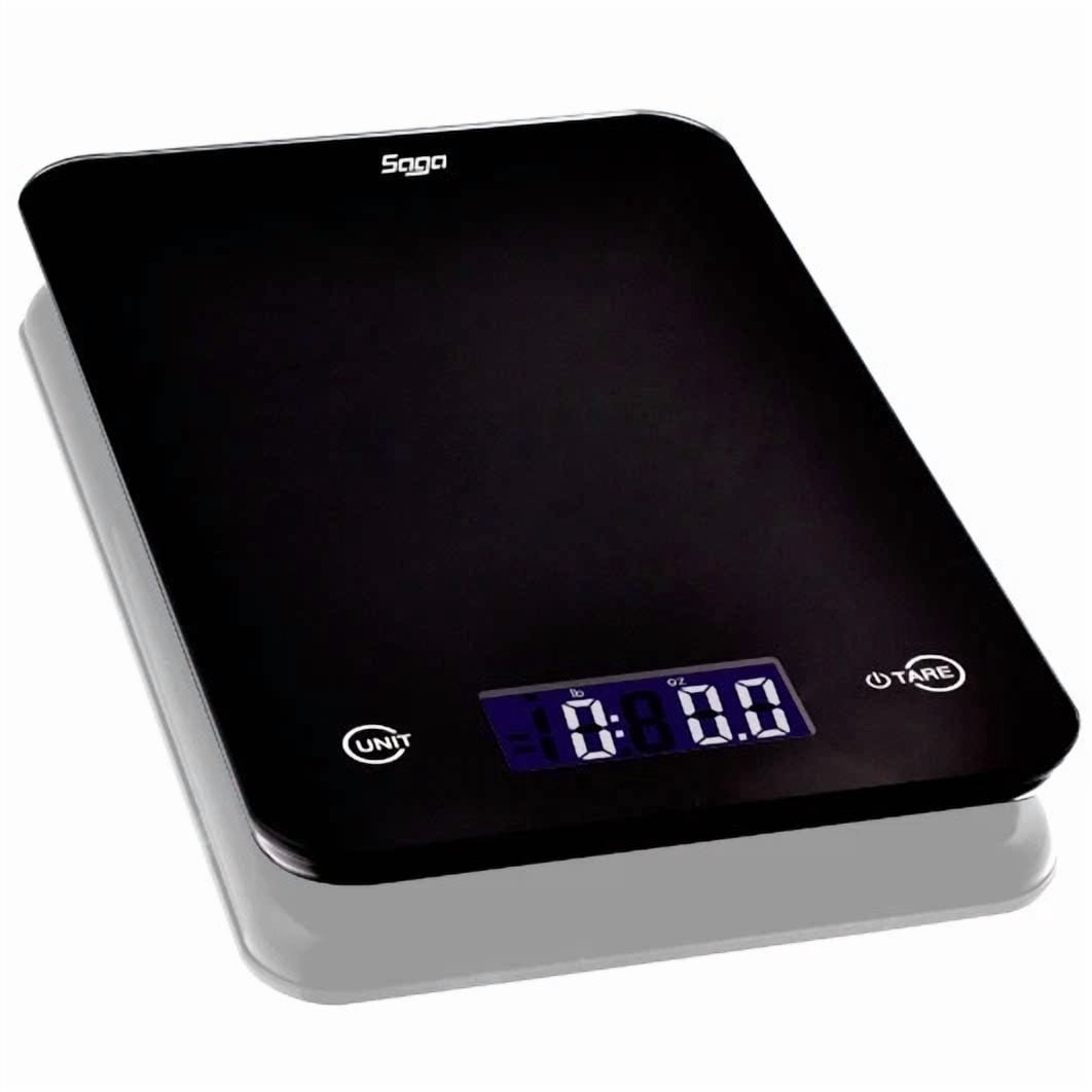 Yani -saga Digital Kitchen Scale Touch Glass 11Lb 5Kg / 5000G X 1G Oz Diet Food Postal, for Accurate Kitchen, Food and Portion Weighing