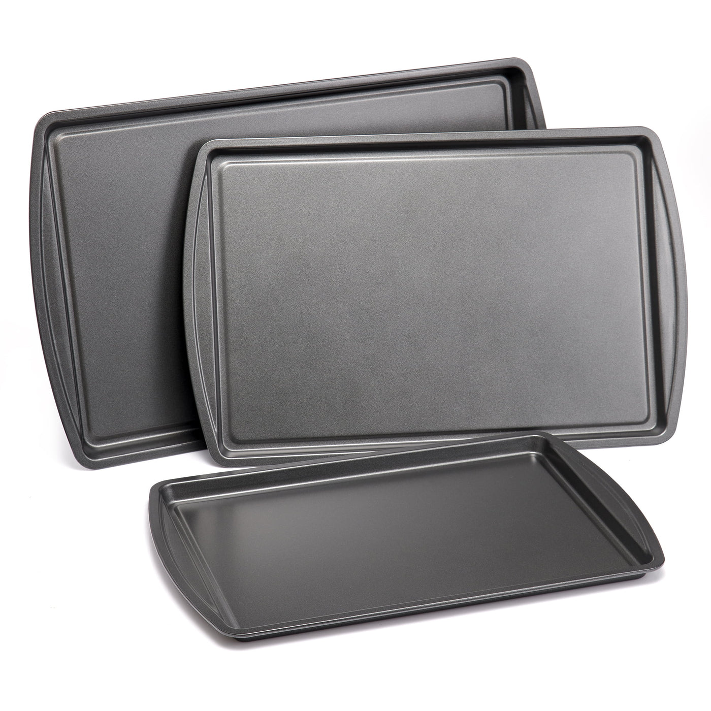 Blue Diamond 10-Inch Ceramic Nonstick Frypan with 3-Piece Nonstick Cookie Sheet Bakeware Bundle, for Everyday Home Kitchen Cooking