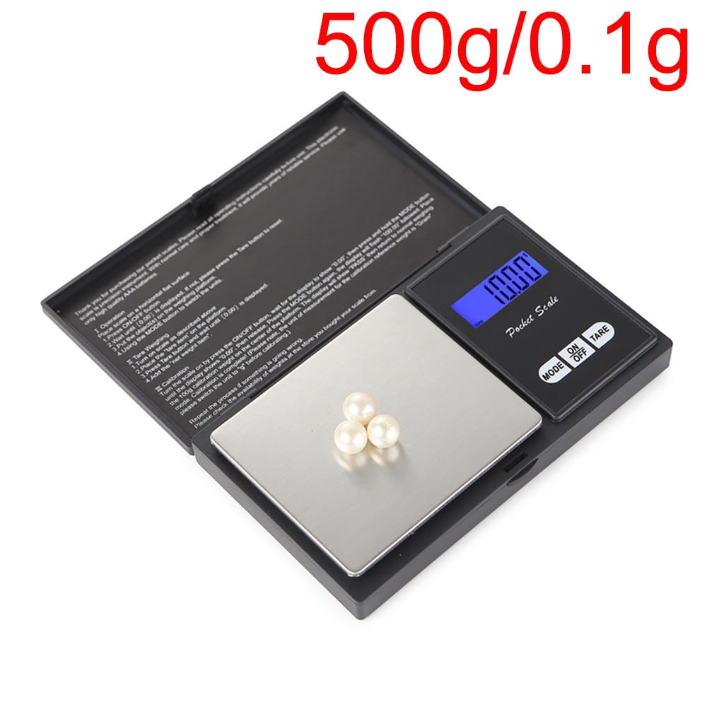 Precision Kitchen Scale, 500G 0.1G Scale, Jewelry for Digital Electronic 500G Gold Precision Scale Scales Weight 0.1 Kitchen，dining and Bar