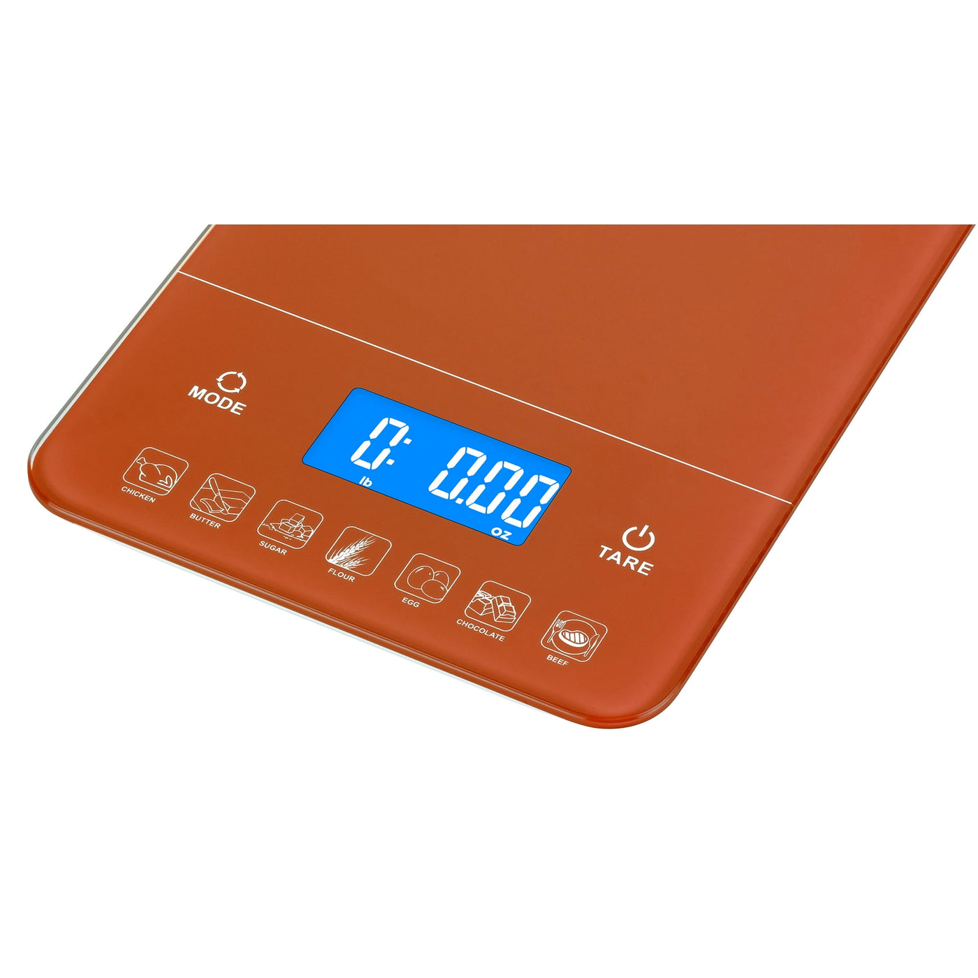 Touch Iii 22 Lbs. (10 Kg) Digital Kitchen Scale with Calorie Counter, in Tempered Glass, for Accurate Kitchen, Food and Portion Weighing