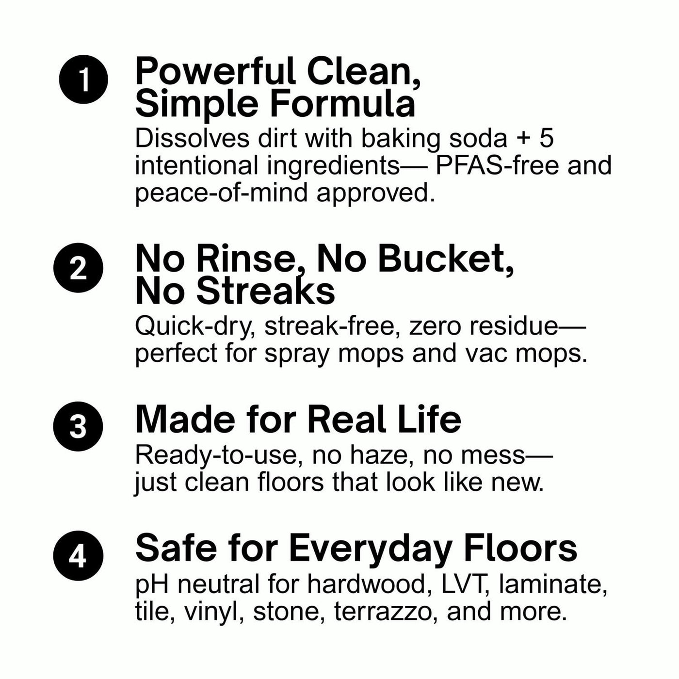 Multi-surface Floor Cleaner, Ready-to-use, Pfas-free and Safer Choice, Fresh Scent 54oz (2-27oz Bottles)