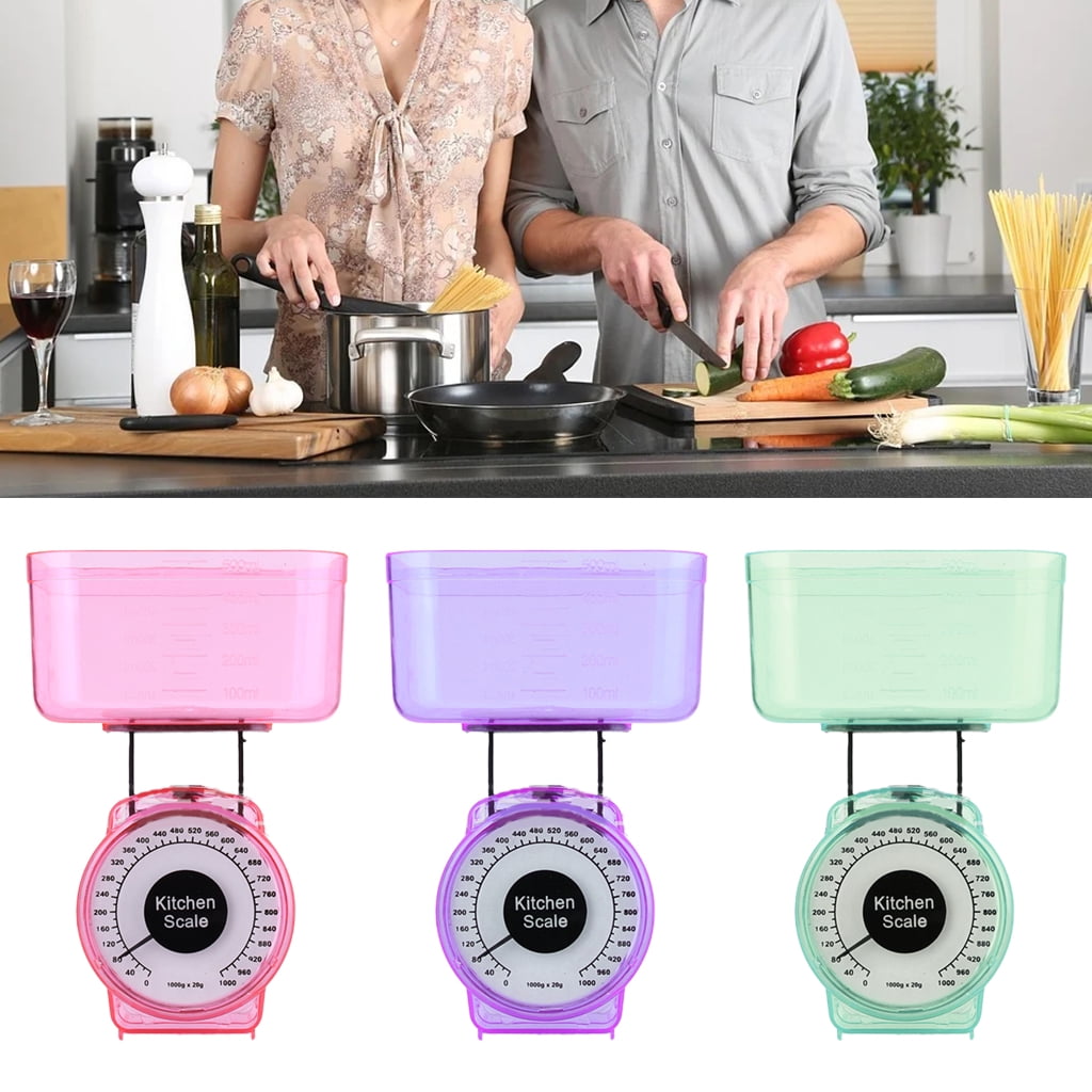 Kitchen Scale Small Mechanical Scale Kitchen for Weighing Food Simple to Use, for Accurate Kitchen, Food and Portion Weighing
