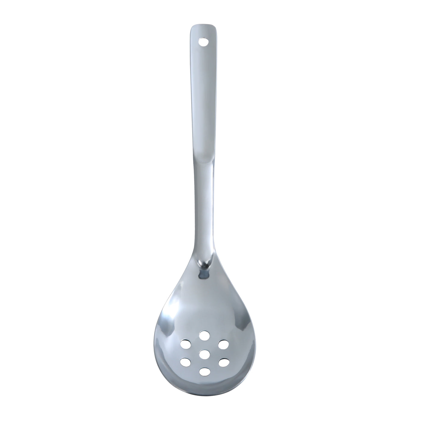 Stainless Steel 4-Piece Utensil Set: Includes Slotted Turner, Solid Turner, Spoon, and Slotted Spoon