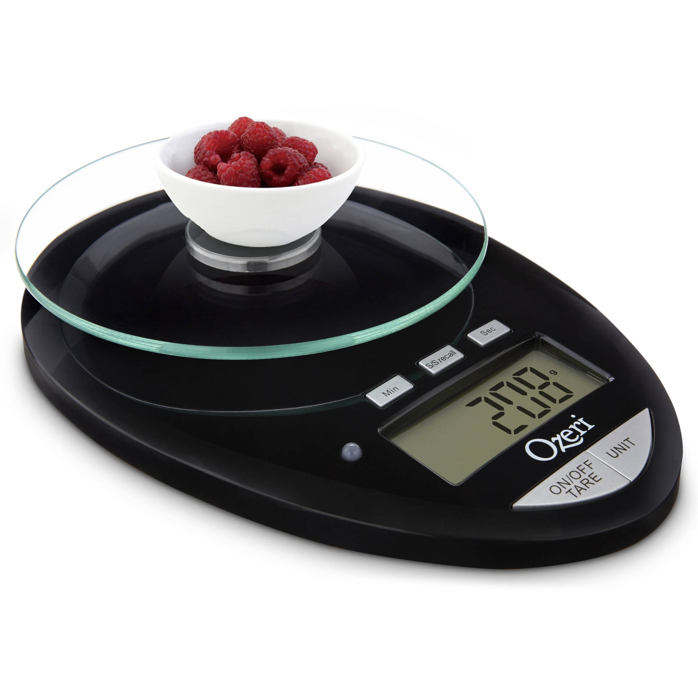 Pro Ii Digital Kitchen Scale with Countdown Kitchen Timer, Black, for Accurate Kitchen, Food and Portion Weighing