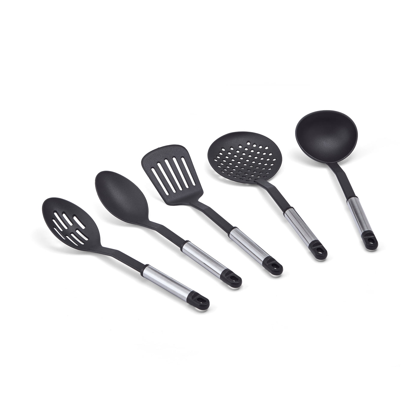 Set of 5 Stainless Steel Kitchen Tools, for Everyday Home Kitchen Cooking, Storage and Organization, Durable Design for Daily Home Use
