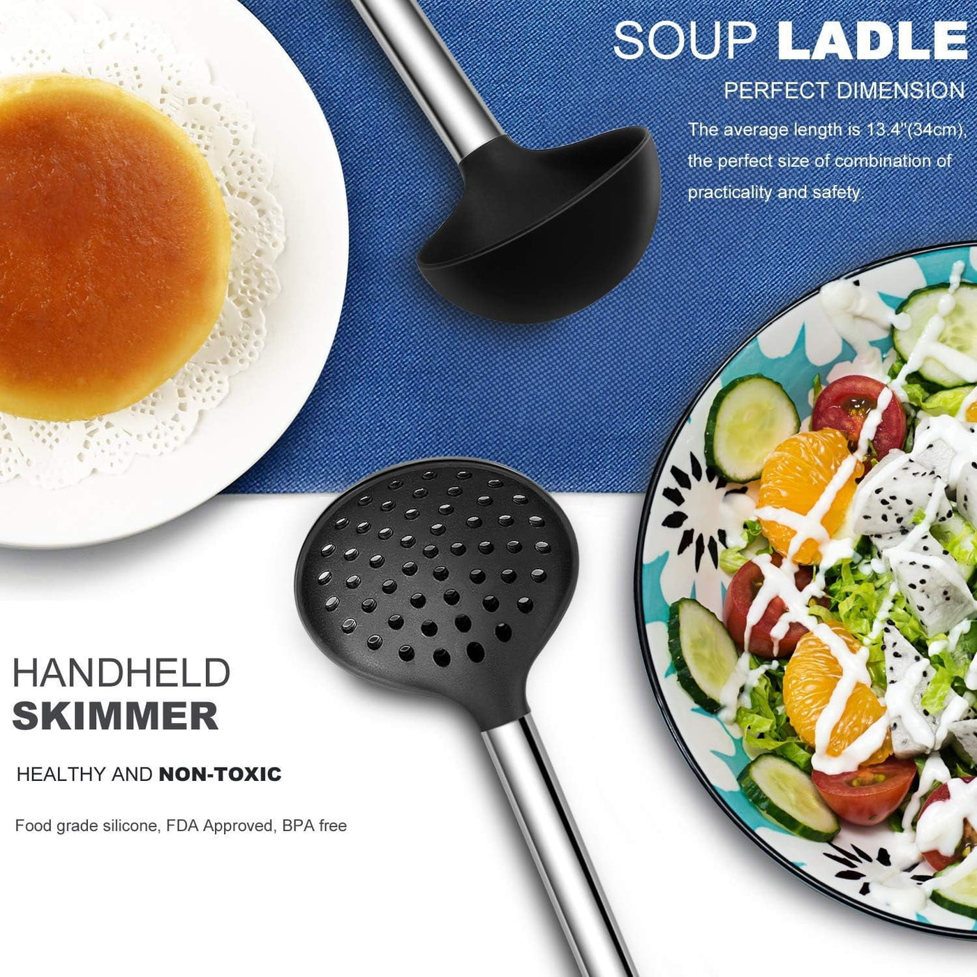 Kitchen Utensil Set-silicone Cooking Utensils-33 Kitchen Gadgets and Spoons for Nonstick Cookware-silicone and Stainless Steel Spatula Set-best