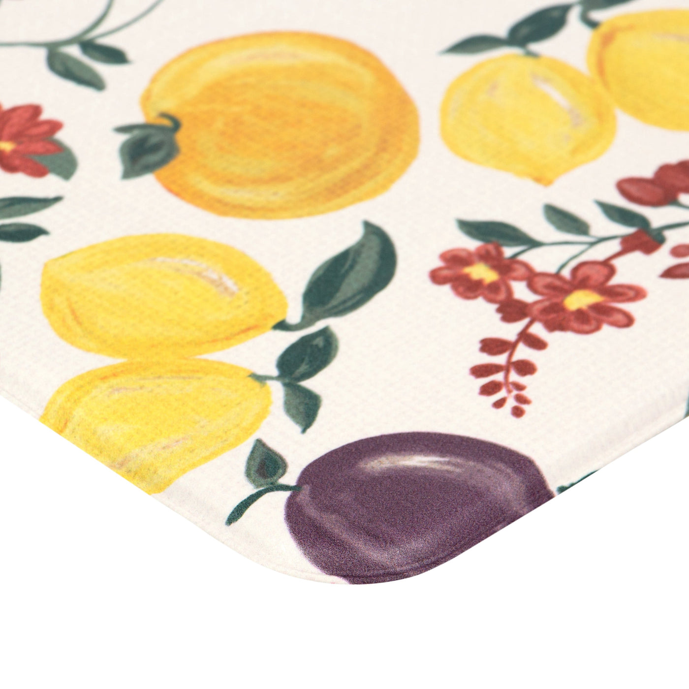18" X 30" Fruit Design Anti-fatigue Cushioned Kitchen Mat, for Everyday Home Kitchen Cooking, Storage and Organization