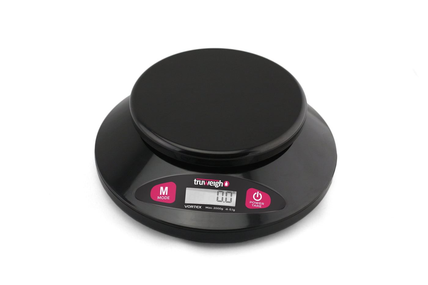 Digital Bowl Scale, 2000g X 0.1g / Black, for Accurate Kitchen, Food and Portion Weighing, Durable Design for Daily Home Use