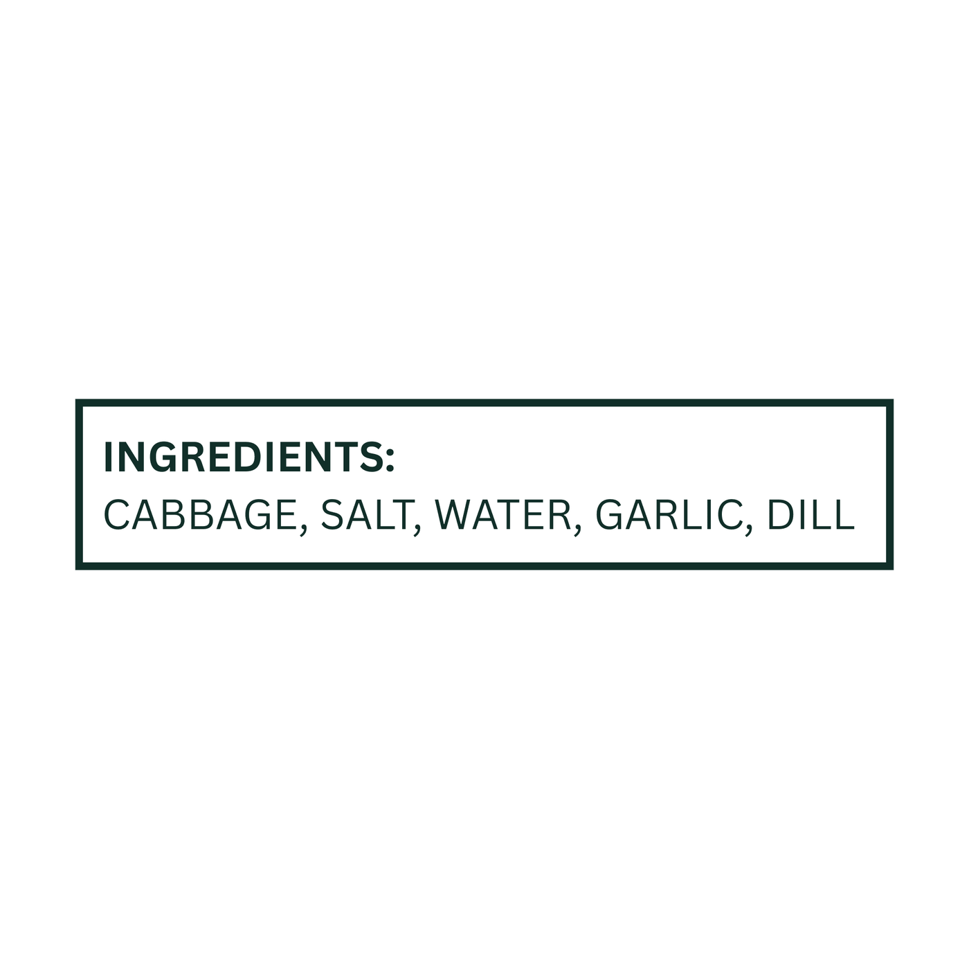 Kitchen Dill Pickle Sauerkraut, 16 Oz, for Everyday Home Kitchen Cooking, Storage and Organization, Durable Design for Daily Home Use
