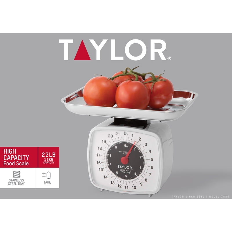 ® Precision Products 3880 Kitchen and Food Scale, 22 Lbs, for Accurate Kitchen, Food and Portion Weighing