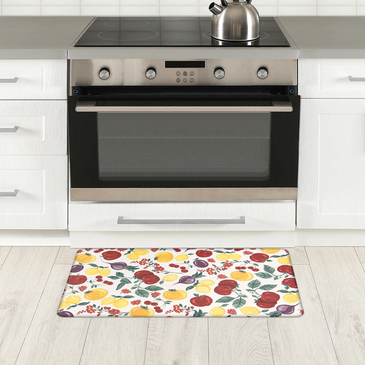 18" X 30" Fruit Design Anti-fatigue Cushioned Kitchen Mat, for Everyday Home Kitchen Cooking, Storage and Organization