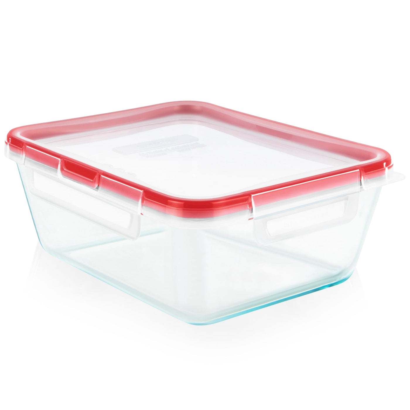 Freshlock 8cup Rectangle Glass Food Storage Container with Lid, Best Used for Leftover Storage for Larger Meal Preps and Reheating