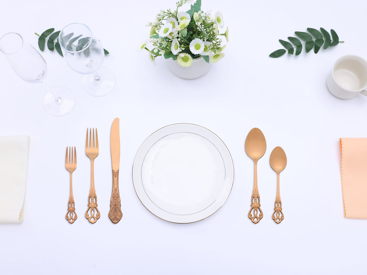 30-Piece Silverware Stainless Steel Flatware Set with Openwork Gold1, for Everyday Home Kitchen Cooking, Storage and Organization