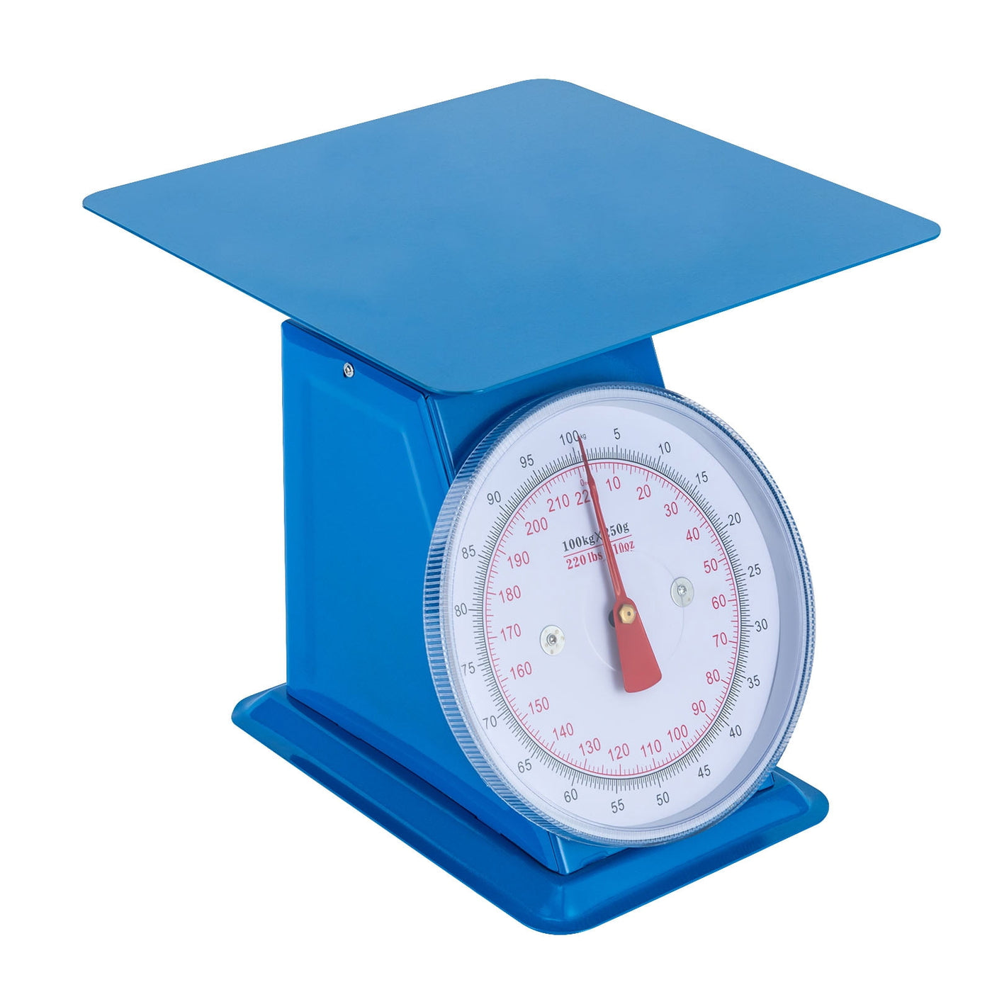 220-Lbs Heavy-duty Industrial Spring Scale, Mechanical Food Scales, Kitchen Weighing Dial Scale with Iron Platform
