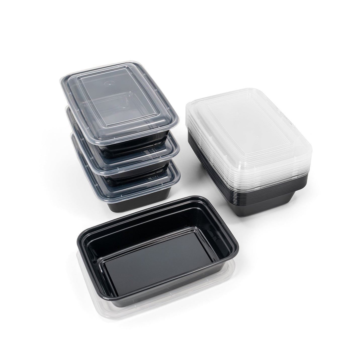 30-Piece (15 Containers + 15 Lids) Meal Prep, Bpa-free, Microwave and Dishwasher Safe, for Pantry Organization, Meal Prep and Dry Food Storage