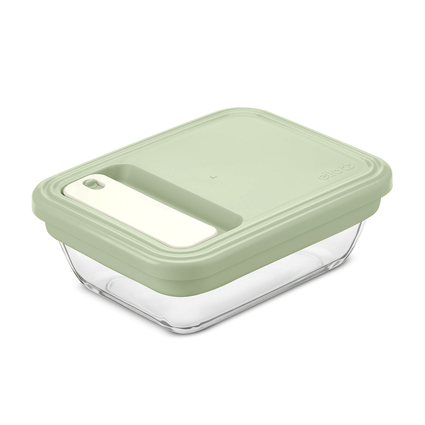Fresh Stack Glass 4.7cup Food Storage Container, Made for Family Meals and Easy Serving, for Pantry Organization, Meal Prep and Dry Food Storage