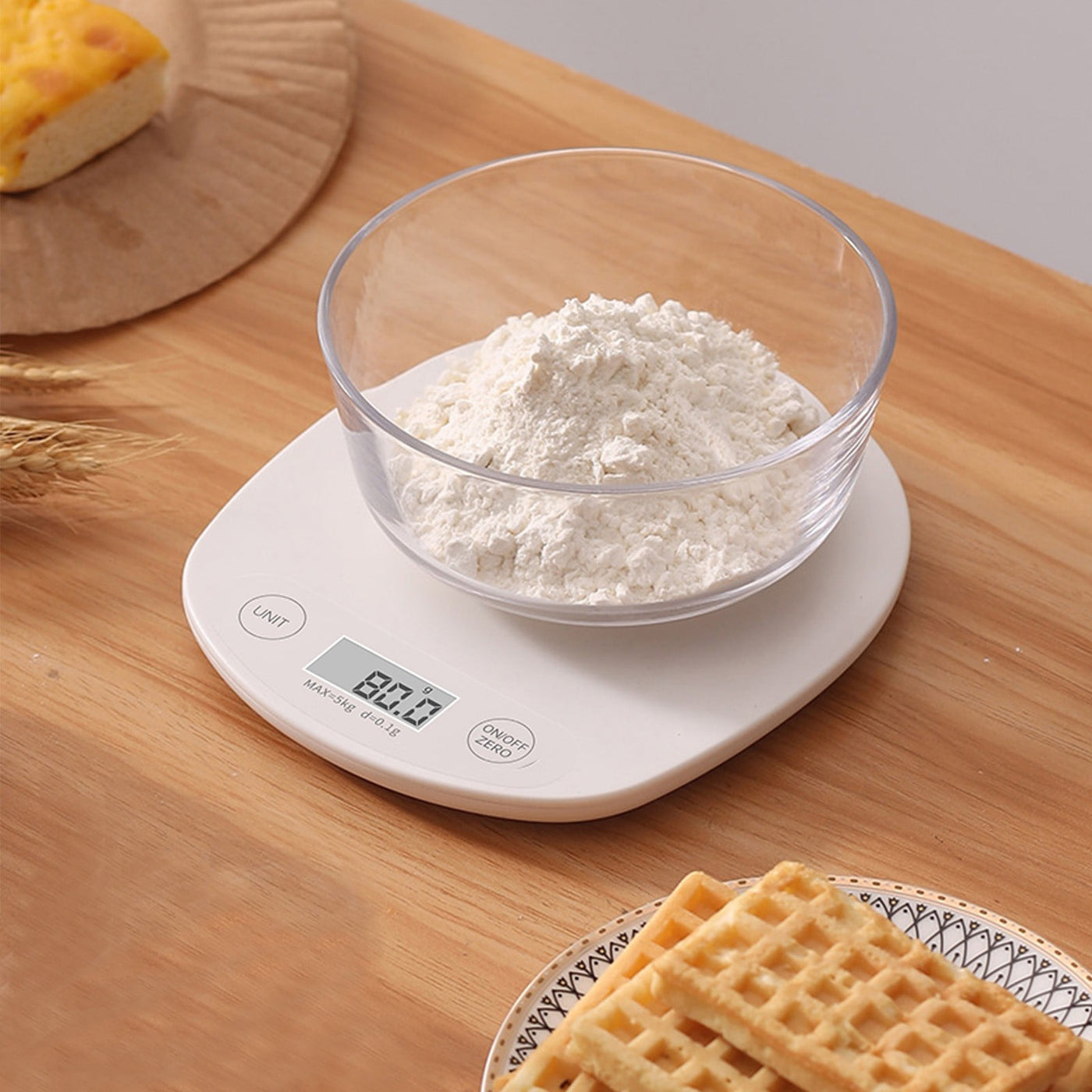 Food Kitchen Gram Scale, Digital Ounces and Grams for Cooking, Baking, Meal Preparation, Dieting and Weight Loss