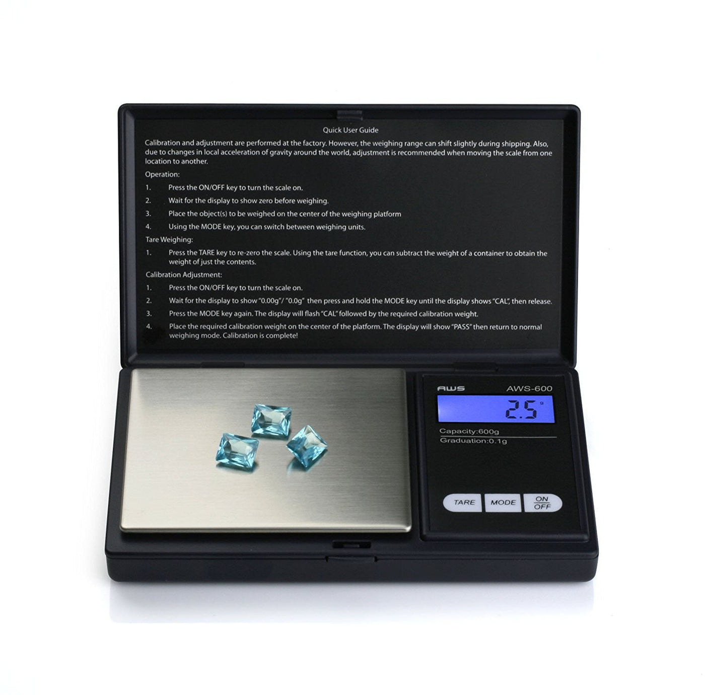 Cyclonesound Pocket Sized Gram Scale Digital Portable Herb and Spice Cooking Food Kitchen Diet Scale Jewelry Weight Scale