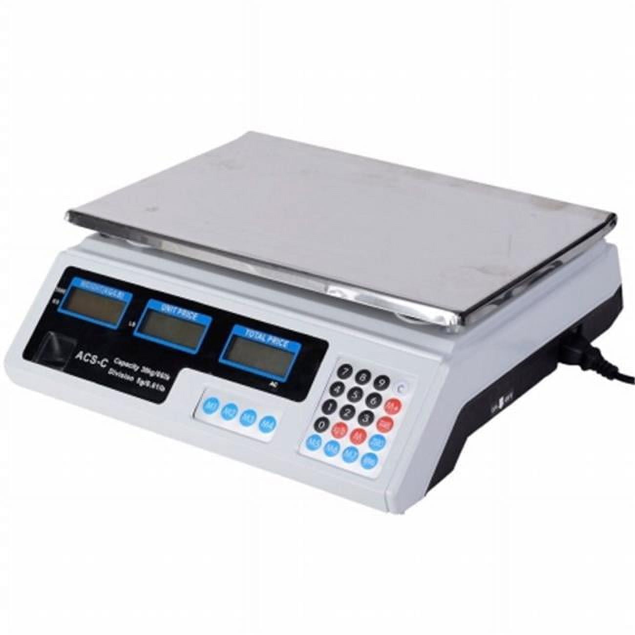 66 Lbs Weight Scale Digital Food Scales Count Scale, White and Black, for Accurate Kitchen, Food and Portion Weighing