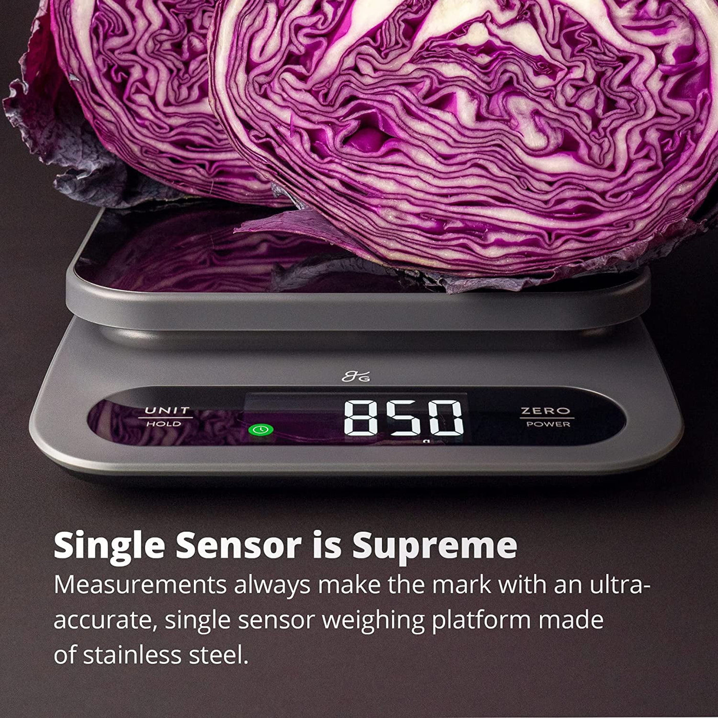 Greater Goods High-capacity Food Scale, Digital Kitchen Scale with LCD Display and Tare Function, for Accurate Kitchen, Food and Portion Weighing