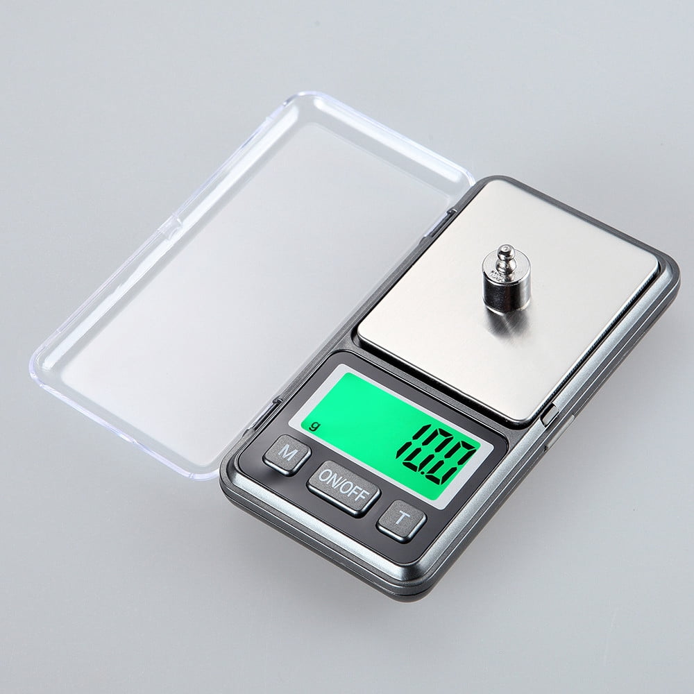 Digital Kitchen Scale, 500g/0.01g High Accuracy Precision Multifunction Food Meat Scale Jewelry Lab Carat Powder Scale with Back-lit LCD Display