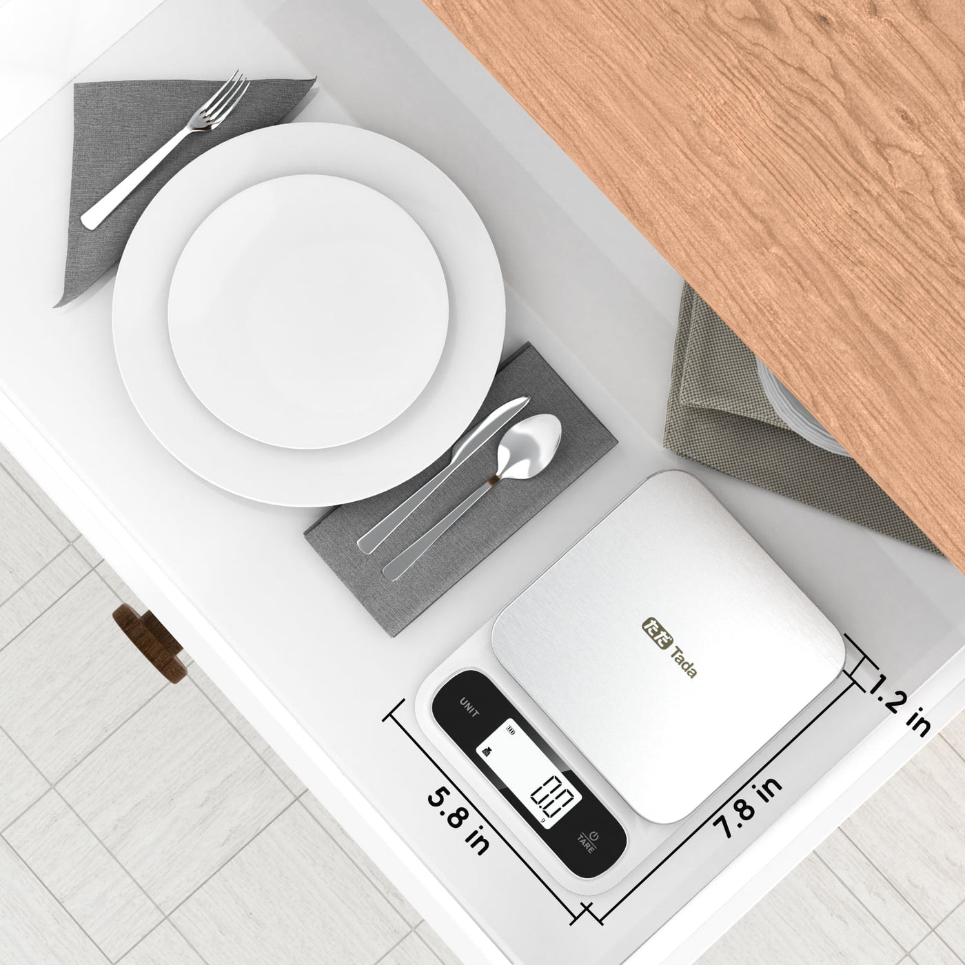 11lb Food Kitchen Digital Scale with 0.01oz/0.1g Precision Ipx6 Waterproof, Type-c Charging, Ounces and Grams for Weight Loss, Cooking, Baking