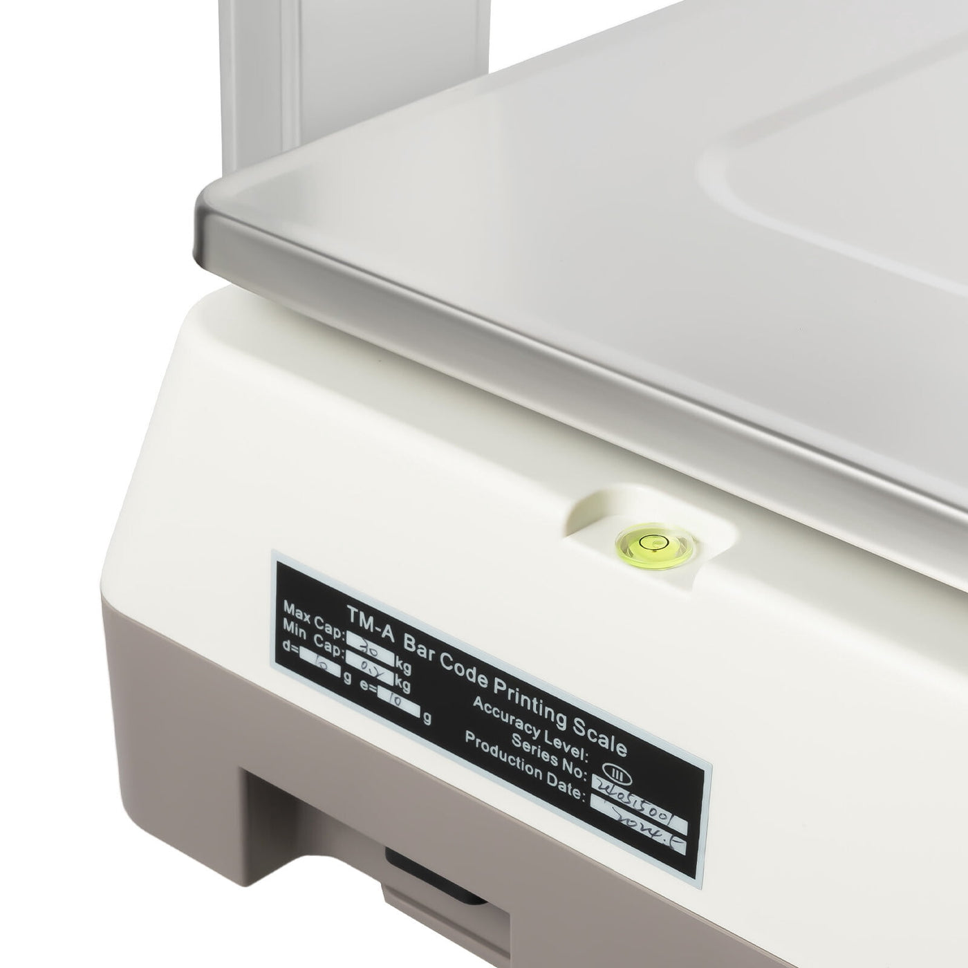 Label Printing Scale, Digital Weight Price Scale LCD Screen Computing Scale with Thermal Label Printer Electronic Weight Scale 66LB/30KG Commercial