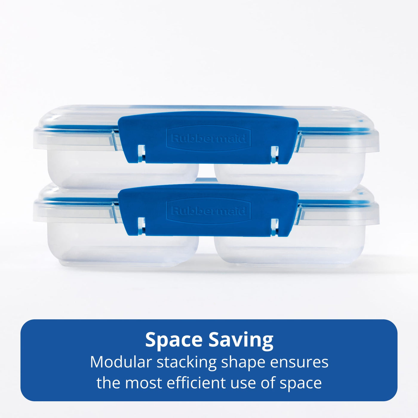 Rubbermaid Pack and Go 350 Ml Small Divided Snack Container, Meal Prep Container, with Two-compartment Design