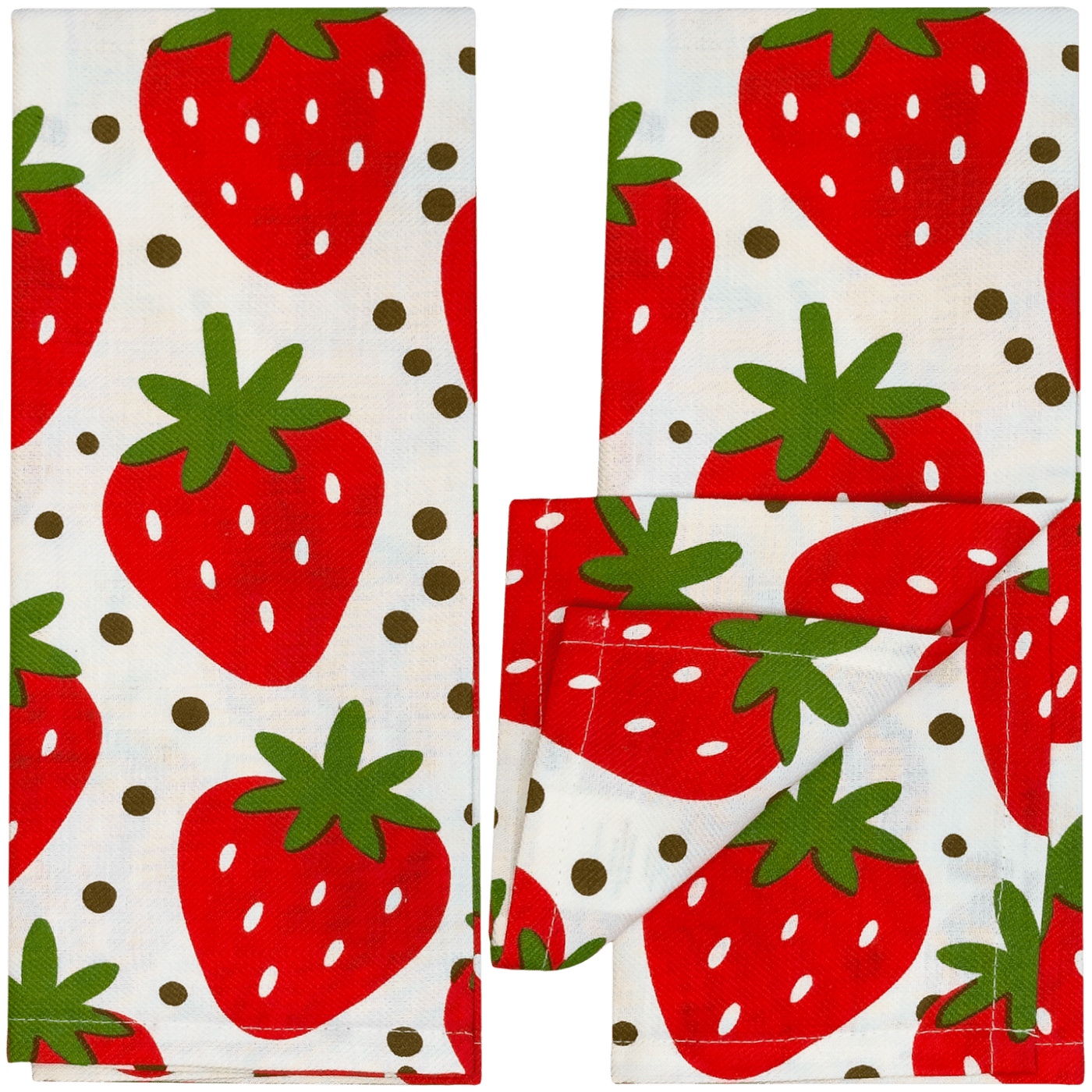 Celebrate Everyday Strawberry Kitchen Towel, for Drying Dishes, Wiping Counters and Everyday Kitchen Cleaning
