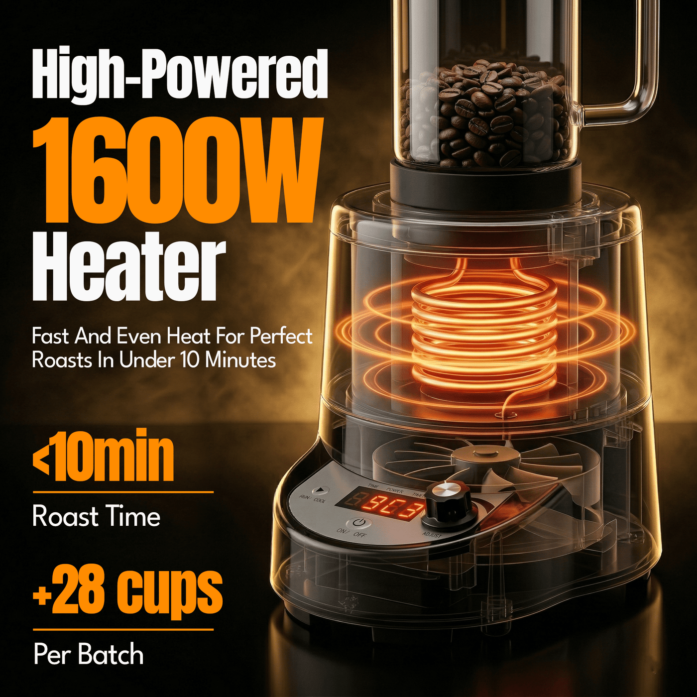 Sr800 Roasting Bundle, Ext Tube, Digital Scale, 2Lb Sample Pack, and Trays, for Accurate Kitchen, Food and Portion Weighing
