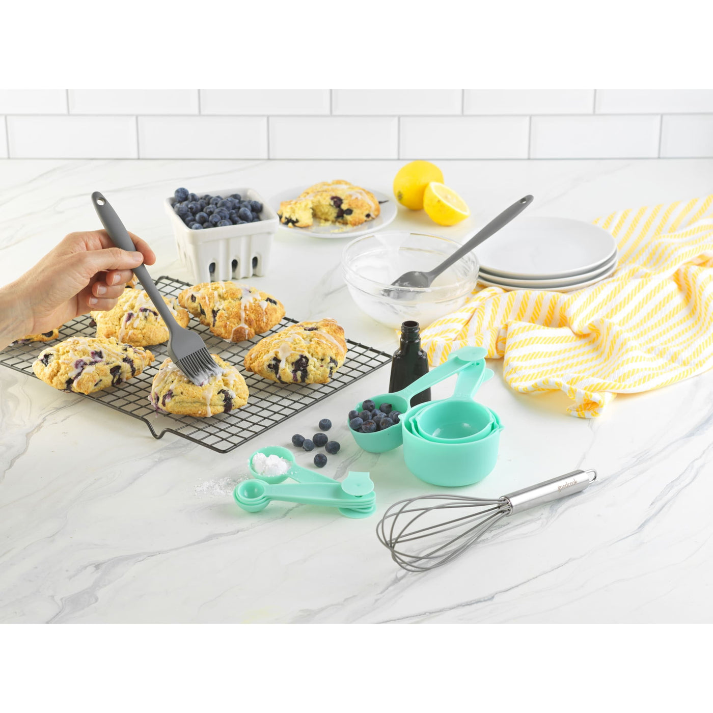 20-Piece Kitchen Tools and Gadget with Crock Set, for Everyday Home Kitchen Cooking, Storage and Organization
