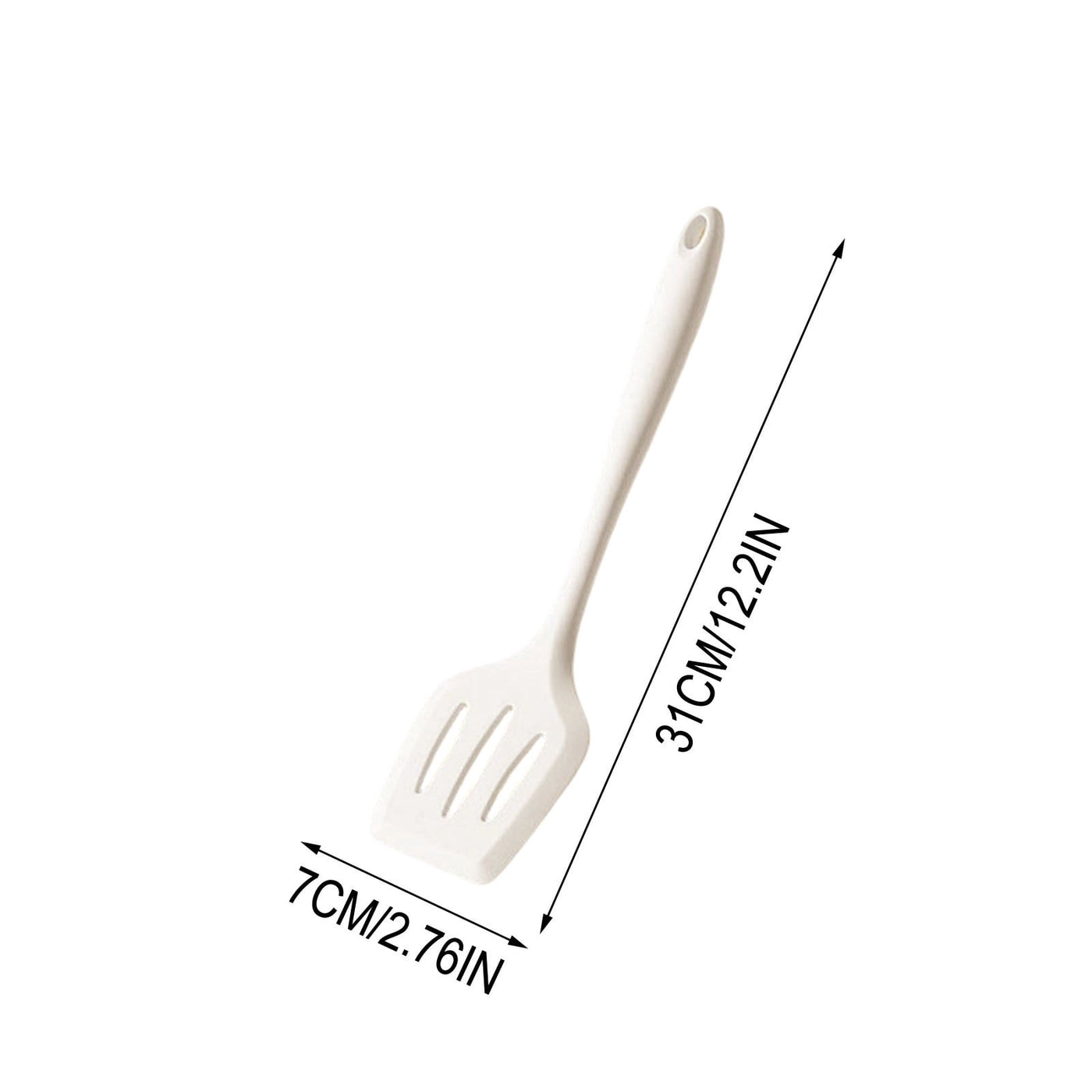 Food Grade Heat Resistant Silicone Kitchen Utensils, Flexible Non Scratch Cooking Tools Perfect for Nonstick Pan Daily Household Cooking Preparation